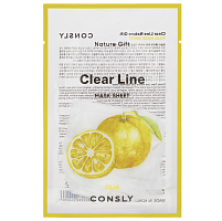 Consly     , Clear Line Nature Gift Yuja Mask Sheet
