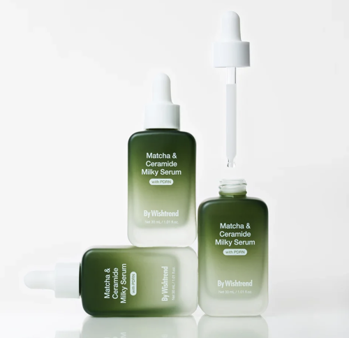 By Wishtrend �������� ��������� � ���� ����� � ����, Matcha&Ceramide Milky Serum With PDRN ���� 4