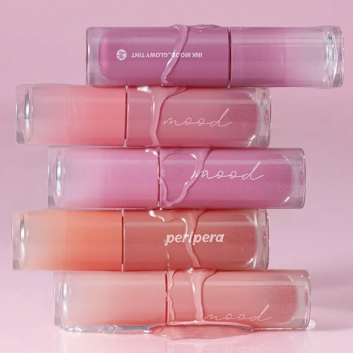 Peripera ˸    ,  02 Coral Influencer, Ink Mood Glowy Tint  2