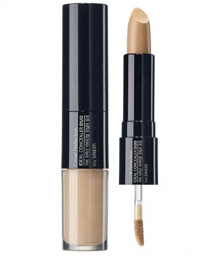 The SAEM     ,  01 Clear Beige  Cover Perfection Ideal Concealer Duo