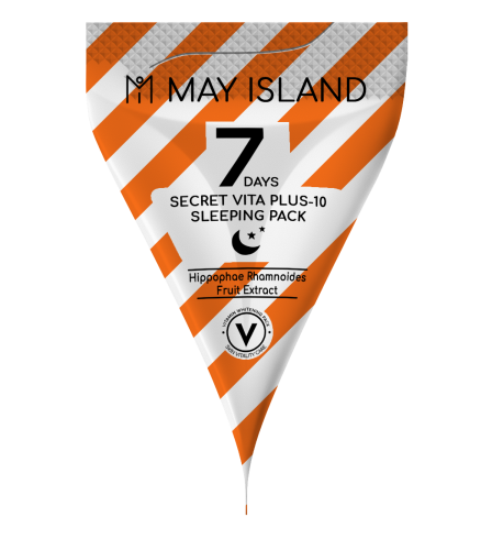 May island Ночная маска для лица с облепихой и витаминами пирамидка 7 days secret vita plus 10 sleeping pack