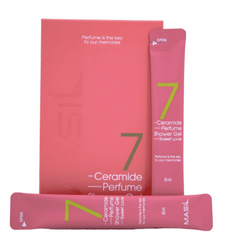[����] Masil ������ ��������������� ���� ��� ���� "������� ������" (�������), 7 Ceramide Perfume Shower Gel Sweet Love Tester ���� 3