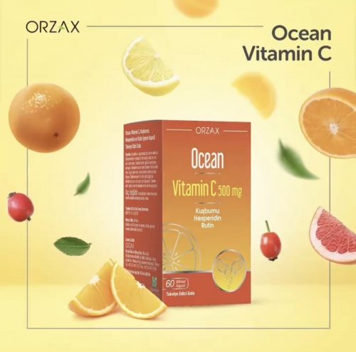 [] Orzax    500 , 60   Ocean Vitamin C 500 mg 60 kapsul  2