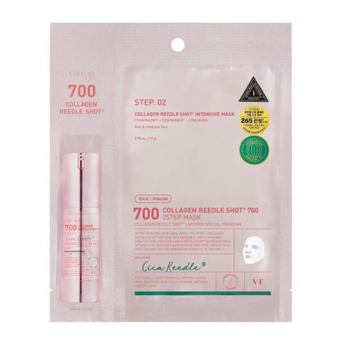 VT �����-����������� ����������� ����� � ���������� � �����������, Cosmetics Collagen Reedle Shot 700 2step Mask