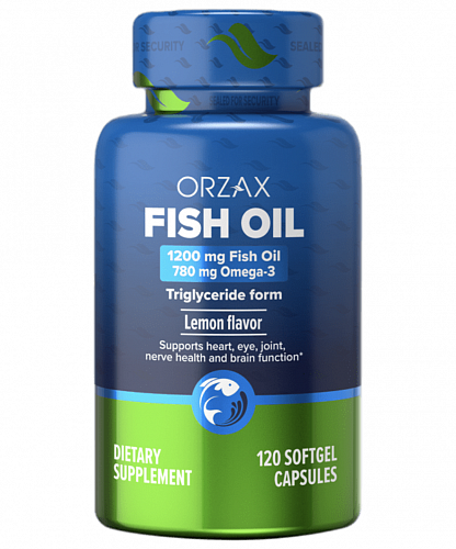 [] Orzax     1200 , 120   Fish Oil Dietary Supplement