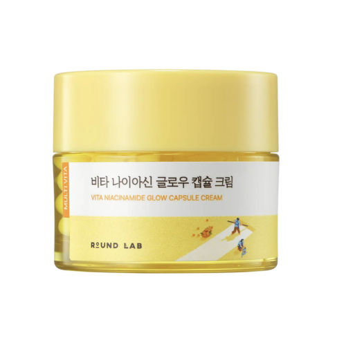 Round Lab ���������� ����-���� � ������������, ��������� � � ���������, Vita Niacinamide Glow Capsule Cream