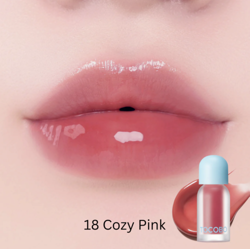 TOCOBO  -  ,  18 Cozy Pink, Juicy Berry Plumping Lip Oil Glam Max  4