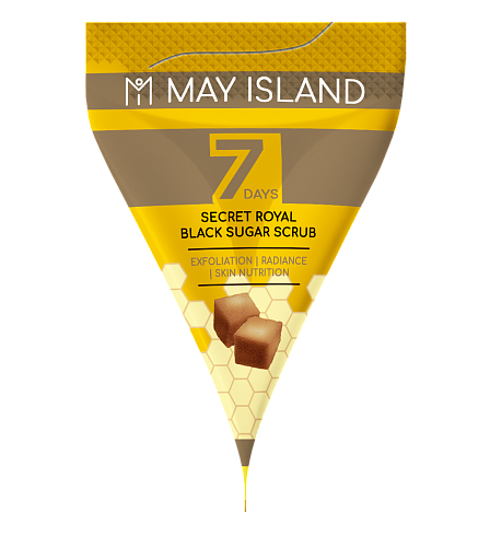 May island         7 Days secret royal black sugar scrub