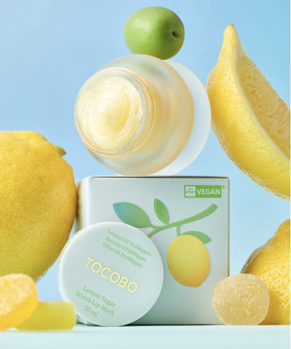 TOCOBO   -      , Lemon Sugar Scrub Lip Mask  2