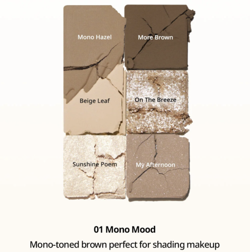 CLIO     6 ,  01 Mono Mood, Pro Eye Palette Mini  6