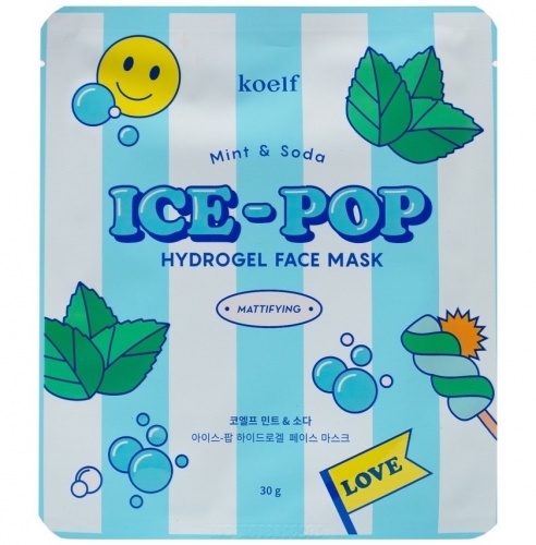 Koelf        Ice-pop hydrogel face mask mint&soda