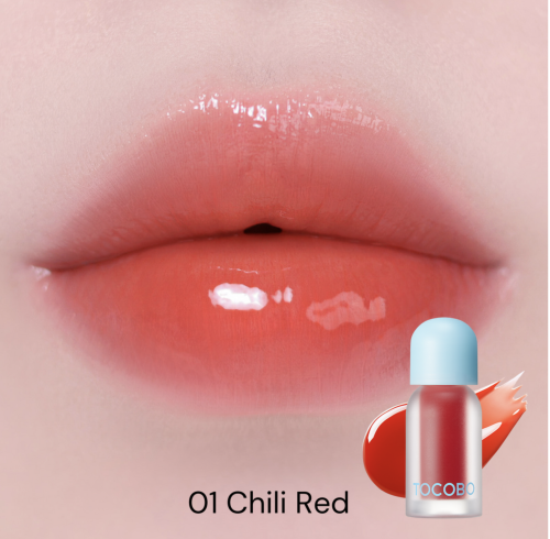 TOCOBO  -  ,  01 Chill Red, Juicy Berry Plumping Lip Oil Glam Max  4