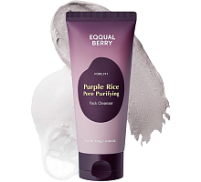 EQQUALBERRY ��������� �����-����� ��� ������� ��� � ���������� ����� � ������, Purple Rice Pore Purifying Pack Cleanser