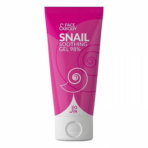 J:on Гель для лица и тела с муцином улитки 98% Snail soothing gel face&body