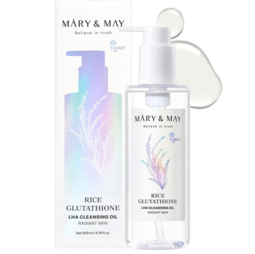 Mary&May ������������ ����� � ����� � �����������, Rice Glutathione LHA Cleansing Oil
