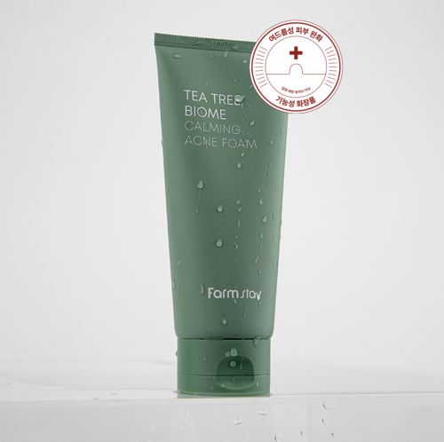 FarmStay      , Tea Tree Biome Calming Acne Foam  3