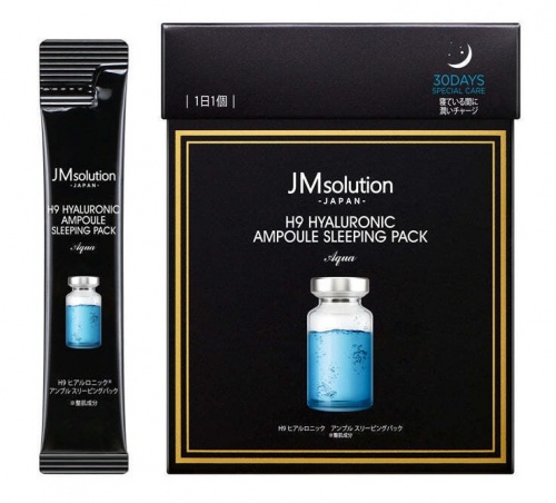 JMsolution        ( )  H9 Hyaluronic Ampoule Sleeping Pack Aqua  3