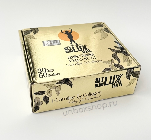 [] SLT Slim Lux Tea -      , 60 , SLT Slim Lux Tea Extract Powder Premium L-Carnitine&Collagen 60 sachets  2