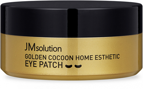 JMsolution Гидрогелевые патчи с золотым коконом шелкопряда  Golden cocoon home esthetic eye patch