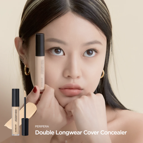 Peripera  ,  01 Pure Ivory, Double Longwear Cover Concealer  3