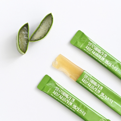 Mippeum     , 15 , Aloe Vera Gel Low-Molecular Collagen Jelly Stick  3