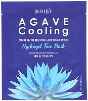 Petitfee Гидрогелевая маска охлаждающая с агавой  Agave cooling hydrogel face mask