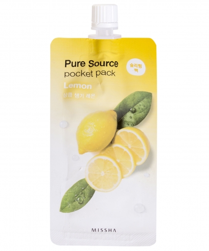 Missha        Pure source pocket pack lemon