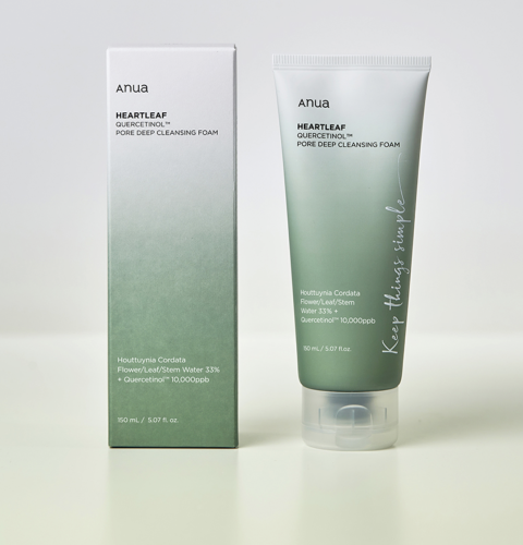Anua -      , Heartleaf Quercetinol Pore Deep Cleansing Foam  2