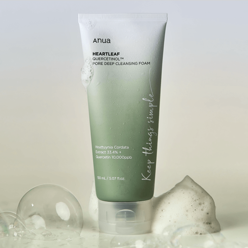 Anua -      , Heartleaf Quercetinol Pore Deep Cleansing Foam  3