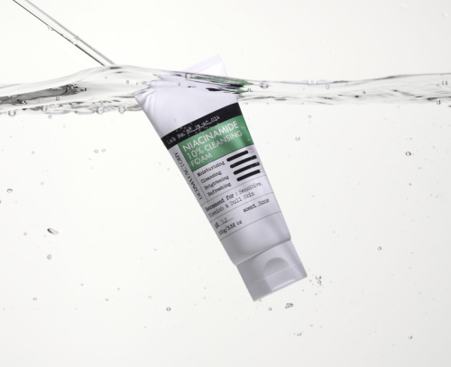 Derma Factory ������ ����� ��� �������� � 10% ������������, Niacinamide 10% Cleansing Foam ���� 5