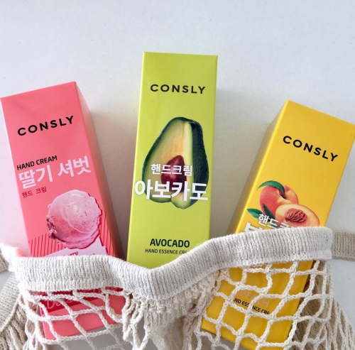 Consly -      Hand essence cream peach  2