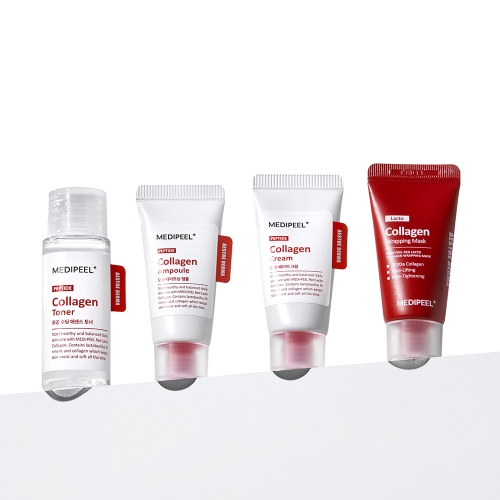 MEDIPEEL         , 4 , Red Lacto Collagen Skin Care Trial Kit  4