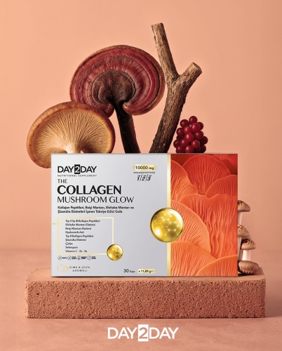 [������] Day2Day �������� �������� � ������� ����� � �������, 30 ����, The Collagen Mushroom Glow ���� 2