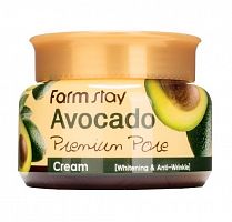 FarmStay Крем для лица с маслом авокадо  Avocado Premium pore cream