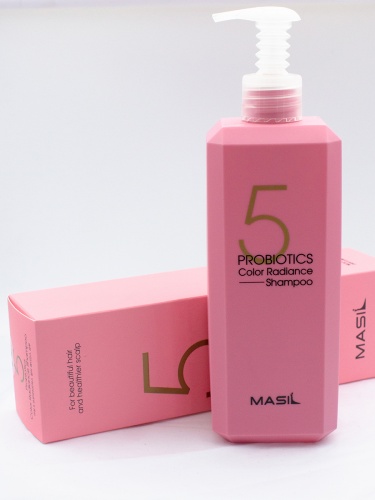 Masil       () 500   5 Probiotics Color radiance shampoo 500 ml  2