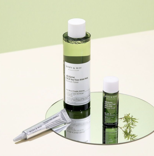 Mary&May ˸���� ����� ��� ���������� ���� � ��������� � ������ ������� (����), Vegan CICA Tea Tree AHA PHA Toner Mini ���� 2