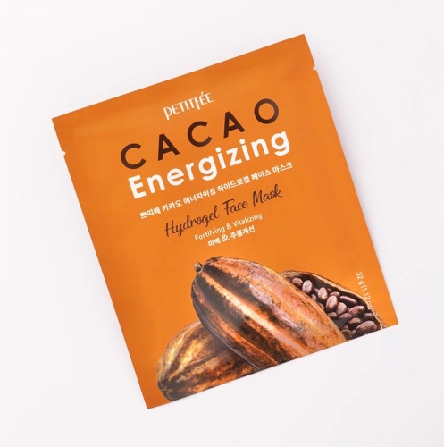 Petitfee      Cacao energizing hydrogel face mask  2