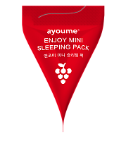Ayoume Ночная маска для лица с красным вином (пирамидка)  Enjoy mini sleeping pack
