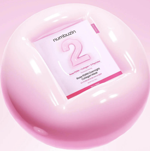 Numbuzin ������ ������������ ����� � ���� � ����������, No.2 Rose PDRN Overnight Collagen Mask ���� 4
