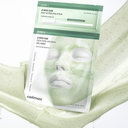 Celimax ��������������� ������������ ��������-����� ������ ����������, Ji Woo Gae Cica PHA Peel 2-step Gel Mask ���� 2