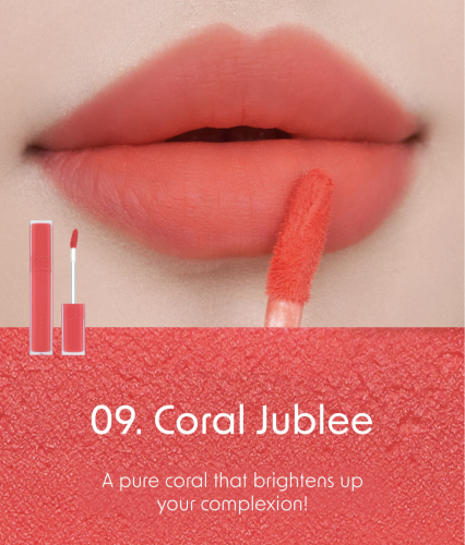 Rom&nd      -,  09 Coral Jubilee, Blur Fudge Tint  4