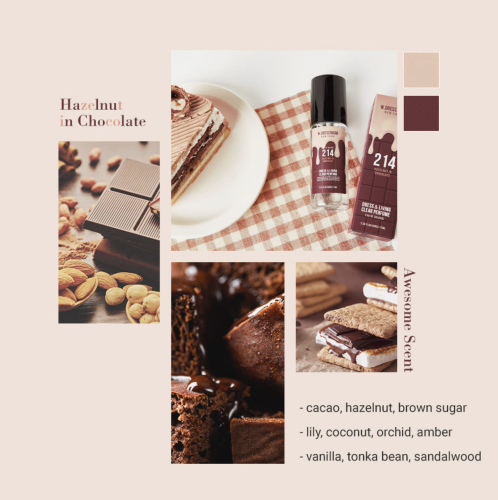 W.Dressroom  ,  No.214 Hazelnut in chocolate, Dress&Living Clear Perfume  3