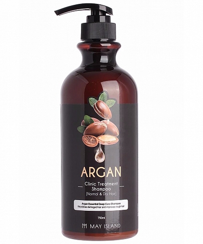 May island        Argan clinic treatment shampoo