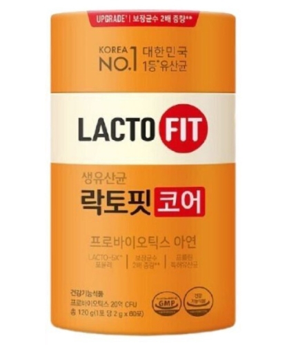 LACTO-FIT  -      , 60  Lacto-5X Formula Orange Balance Excretion Core Chong Kun Dang