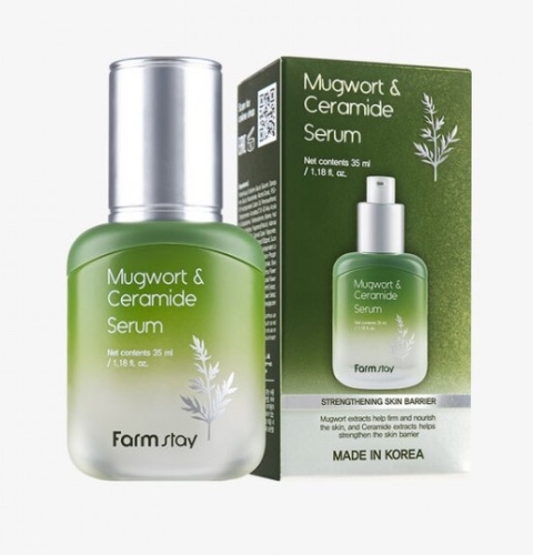 FarmStay -    , Mugwort&Ceramide Serum