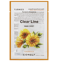Consly     , Clear Line Korean Classics Calendula Mask Sheet