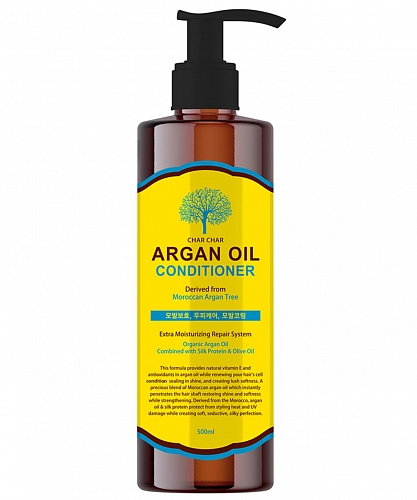 Char Char Кондиционер для волос с аргановым маслом 500 мл  Argan oil conditioner