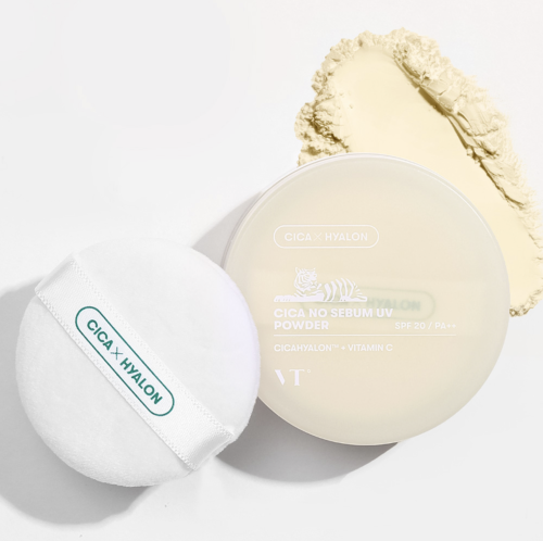 VT        , Cosmetics Cica No Sebum UV Powder SPF20 PA++  2