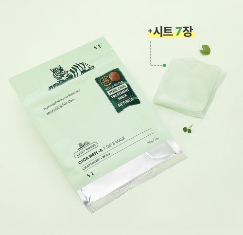 VT Cosmetics ����� �������� ����� � ��������� � ��������� 7 ��, Cica Reti-A 7 Days Mask ���� 2