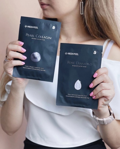 MEDIPEEL �������� ����� � ���������� � ��������  Pearl collagen firming glow mask ���� 5
